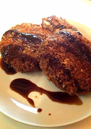 A picture of Crunchy Outside, Fluffy Inside Minced Pork Cutlet.