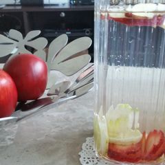 A picture of L.i.s.a infused water.