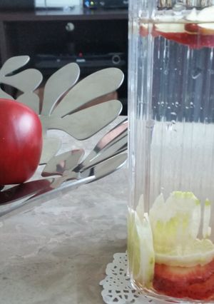 A picture of L.i.s.a infused water.