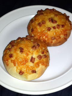 A picture of Cheese and Bacon Rolls.