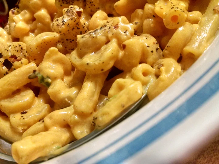 Easy Steps to Prepare Recipe NO MILK Cheater Mac n Cheese that is Delicious, Perfect}