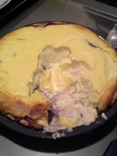 A picture of Red Wine Pear Cheesecake.