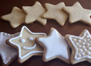 Una foto de Galletas de mantequilla glaseadas