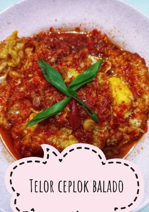 Foto resep Telor ceplok balado