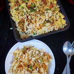 A picture of Creamy Cheesy Bake pasta.