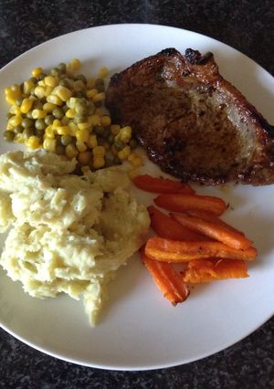 A picture of Rib Eye Steak.