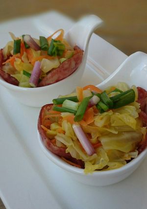 A picture of Cabbage And Ham.