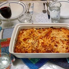 A picture of Lara's Lasagna.