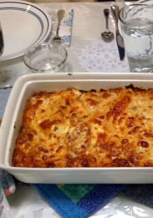 A picture of Lara's Lasagna.