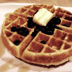 A picture of Buttermilk Belgium Waffles.