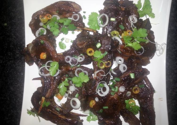 Recipe of Speedy Sweet ‘n Sticky Asian-Style lamb chops