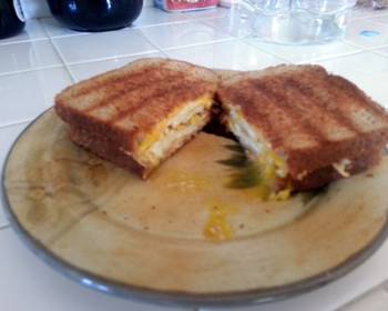 Easy Recipe Monster Ham  Egg breakfast Panini Delicious and Healthy