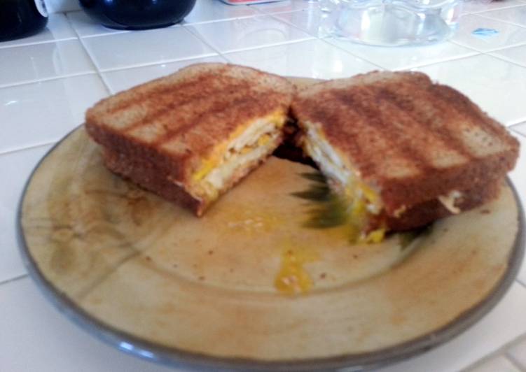Monster Ham & Egg breakfast Panini Monster Ham & Egg breakfast Panini