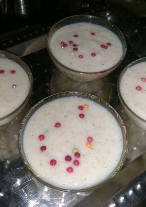 A picture of Sabudana Pudding..