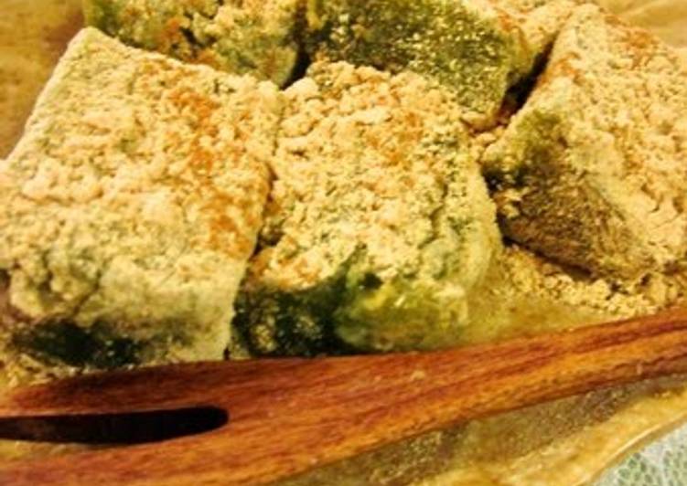 Recipe of Speedy Matcha Warabi Mochi with Matcha