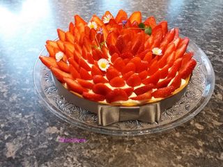 Tarte aux fraises à la chantilly mascarpone