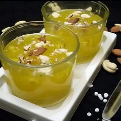 A picture of Sabudana halwa.