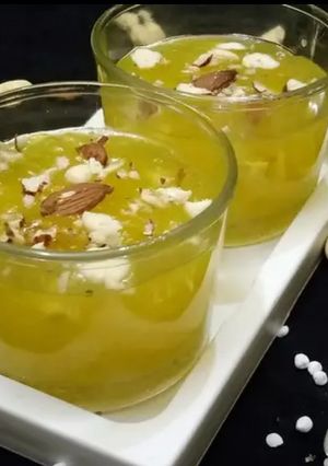 A picture of Sabudana halwa.