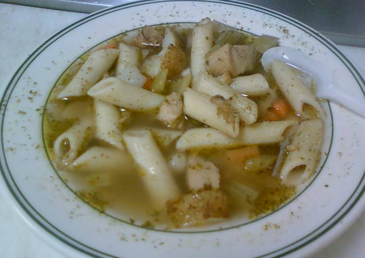 Easiest Way to Prepare Homemade Chicken Soup with a Twist
