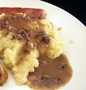 Simple Way Prepare Recipe Mashed Potato with Gravy Sauce (in english &amp; bahasa) that is Delicious, Perfect}