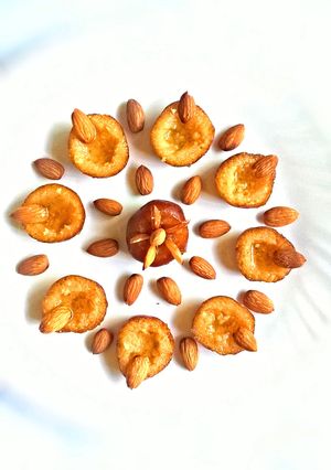 A picture of Khowa Gulabjamun.