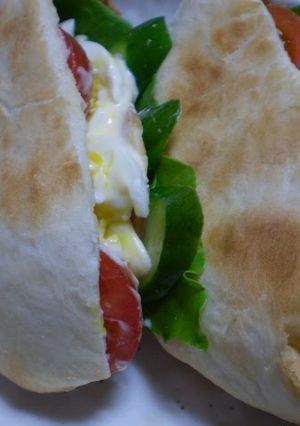 A picture of Pita Bread (Pocket Bread).