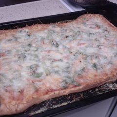 A picture of Vegetarian pizza.