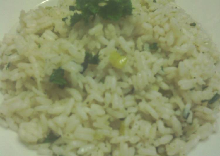 Easiest Way to Prepare Tasty sunshine #39;s lime rice
