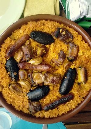 A picture of Arroz al horno.