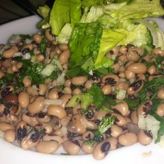 A picture of Blackeye Bean Salad.
