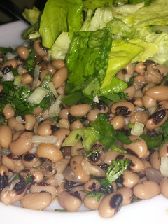 A picture of Blackeye Bean Salad.