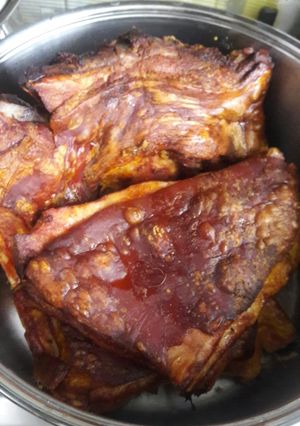 Una foto de Chacho al horno