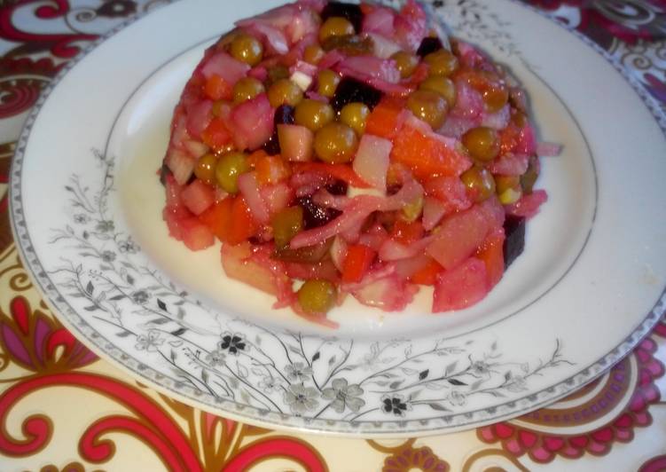 Recipe of Award-winning Russian salad &#34;Vinigret&#34;