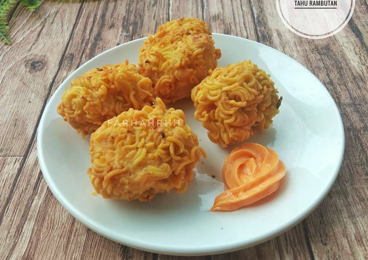 Resep Bola-Bola Tahu Rambutan Anti Gagal