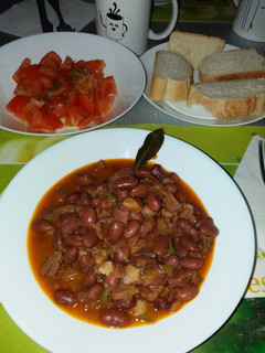 Foto principal de Alubias pintas / receta con conservas