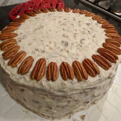 A picture of Italian Cream Cake.