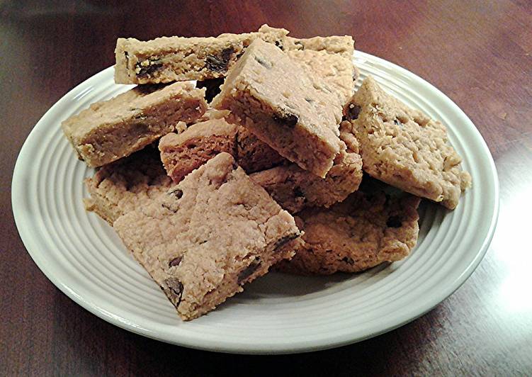 Recipe of Any-night-of-the-week Cashew Butter Brownie Chip Bars