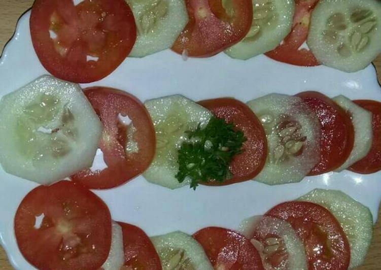 Recipe of Speedy Tomato cucumber salad