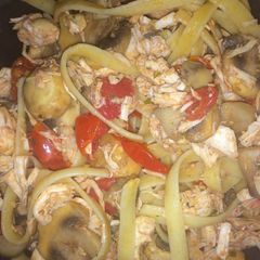 A picture of Lemon Chicken Fettuccine.