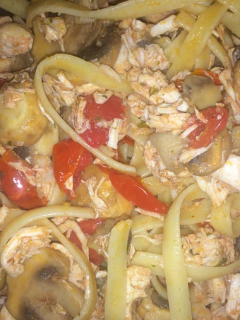 Easy Steps to Prepare Recipe Lemon Chicken Fettuccine that is Can Pamper Your Tongue, Really Delicious}