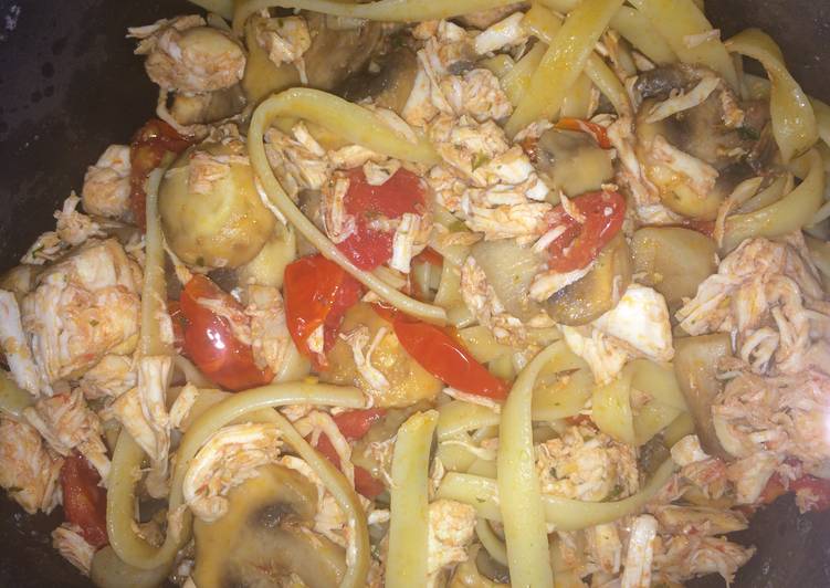 Recipe of Favorite Lemon Chicken Fettuccine