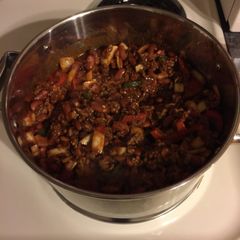 A picture of Thick Ass Three Meat Chili.