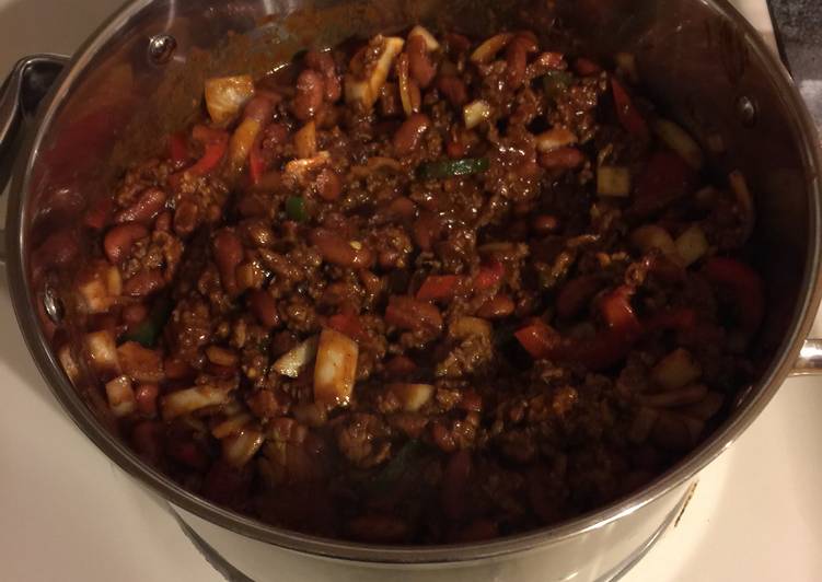 Recipe of Homemade Thick Ass Three Meat Chili