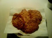 A picture of fried pork chops