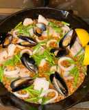 Perfect Paella with seafood and crispy bottom 🤣❤️❤️