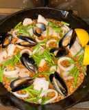 Perfect Paella with seafood and crispy bottom 🤣❤️❤️