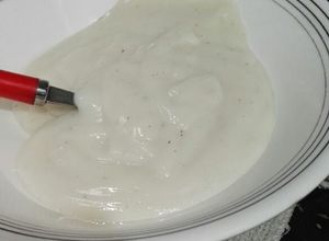 Una foto de Colada de fideos para bebés