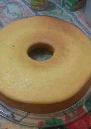 Una foto de Budín de mandarina licuada