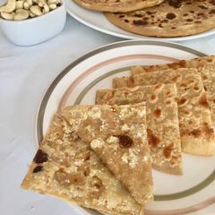 Rice mawa paratha A picture of Rice mawa paratha.