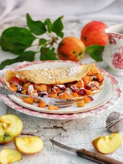 Pfannkuchen nach Apfelstrudel Art Rezepthauptbild